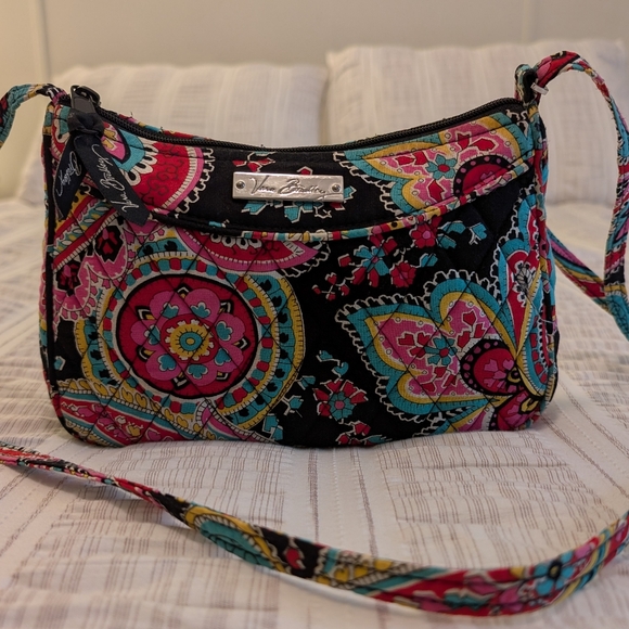 Vera Bradley Frannie Parisian Paisley Small Crossbody Bag - Picture 1 of 9